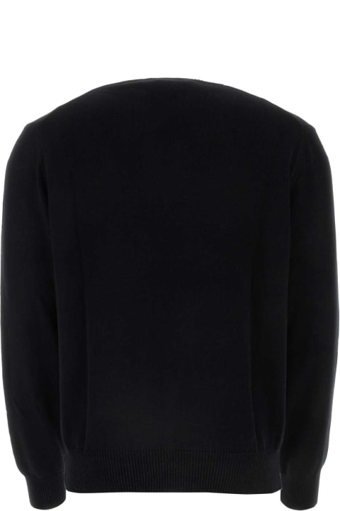 Vivienne Westwood Sweaters for Men Vivienne Westwood Black Cotton Blend Alex Sweater