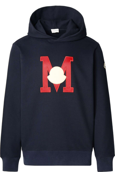 Moncler for Men Moncler Navy Cotton Sweatshirt