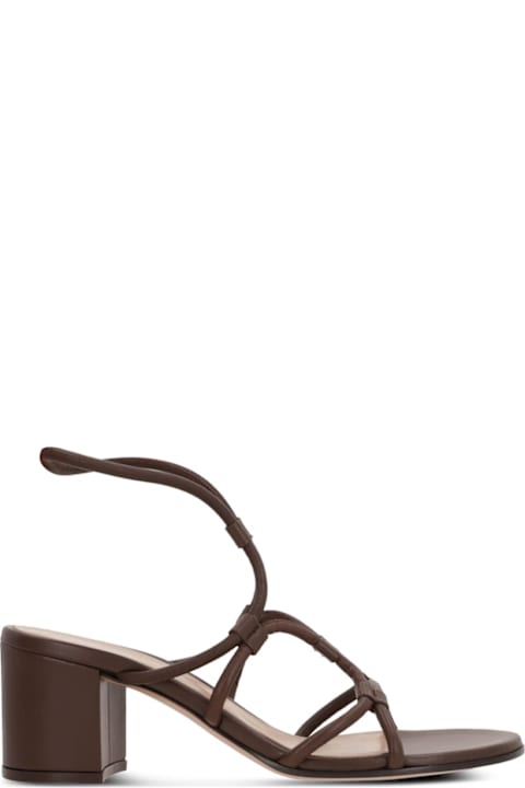 Gianvito Rossi Leather Heel Sandals