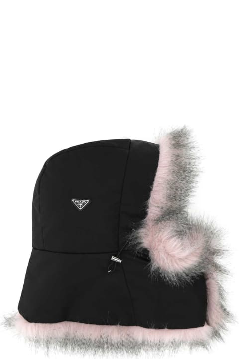 Prada for Women Prada Black Re-nylon Hat