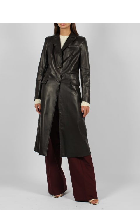 Fashion for Men Salvatore Santoro Nappa Leather Long Coat