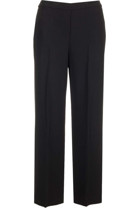 Theory Pants & Shorts for Women Theory Admiral Black Crepe Trousers