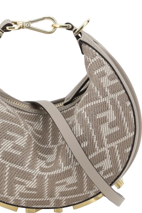 ハンドバッグ Fendi 'Fendigraphy Mini' handbag Fendigraphy Mini Leather White | Fendi