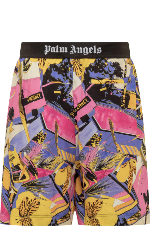 Palm Angels for Men Palm Angels Miami Mix Easy Shorts