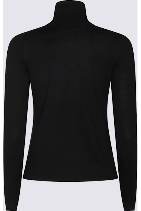 سترات لـ السيدات Max Mara Black Wool Adda Knitwear