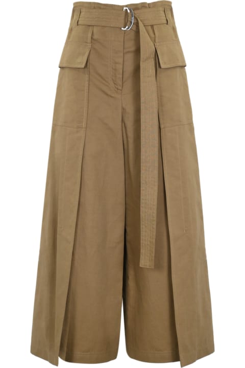 Weekend Max Mara Pants & Shorts for Women Weekend Max Mara 'pinide' Trousers In Linen And Cotton