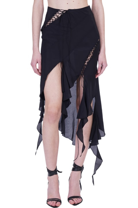 Skirt In Black Silk
