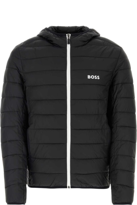 Hugo Boss Coats & Jackets for Men Hugo Boss Black Nylon Padded Jacket