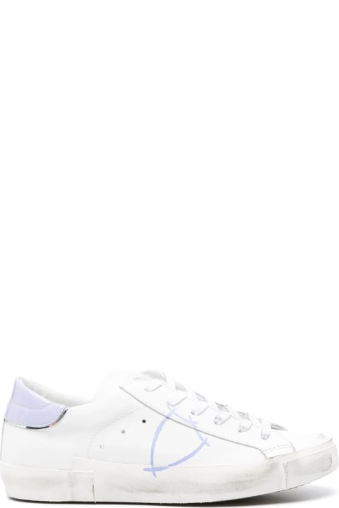 Philippe Model for Women Philippe Model Prsx Low-top Sneakers In Leather White