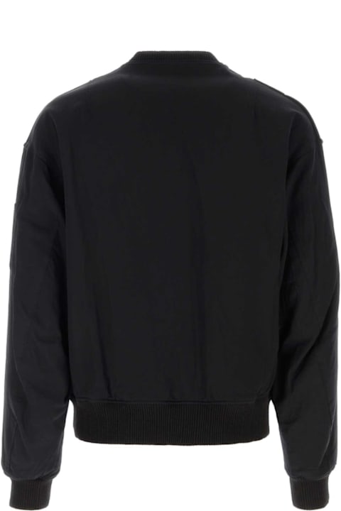 Visvim for Women Visvim Black Wool Blend Gunner Down Jacket