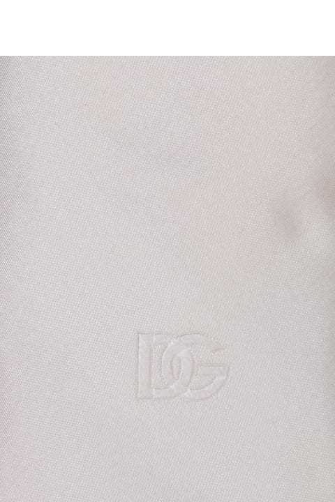 Ties for Men Dolce & Gabbana Logo Embroidered Classic Tie