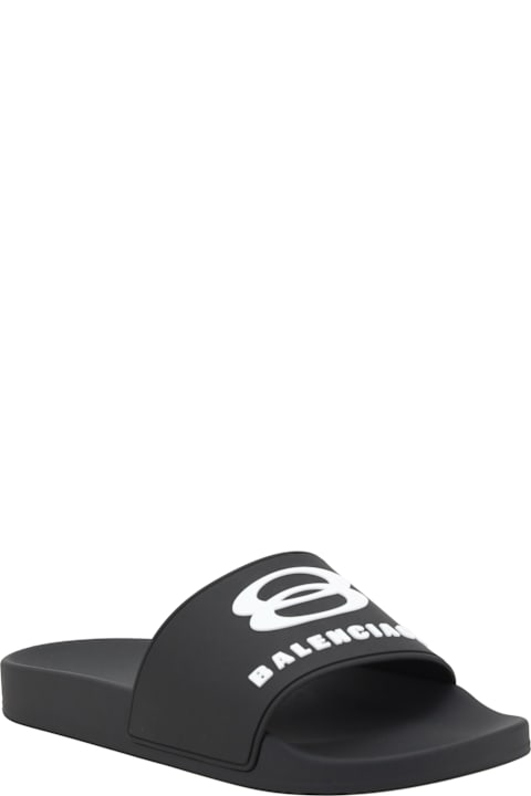 Balenciaga Shoes for Men Balenciaga Logo Slippers