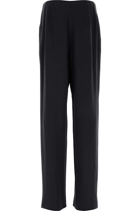 Saint Laurent Clothing for Men Saint Laurent Dark Blue Crepe Pant