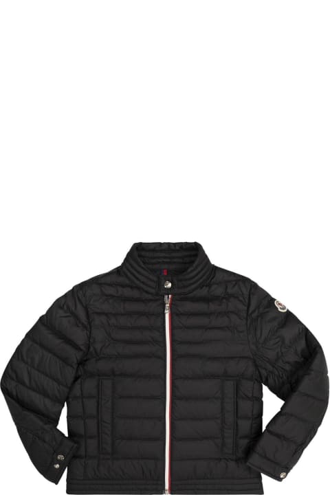 Topwear for Boys Moncler Logo Patch Padded Down Jacket