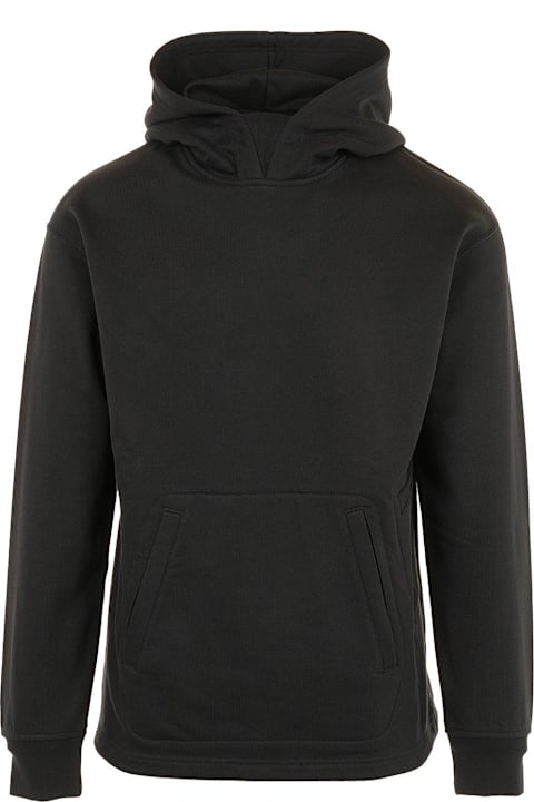 Y-3 سترات صوف وبدل رياضية لـ السيدات Y-3 Logo-printed Jersey Hoodie Fleece