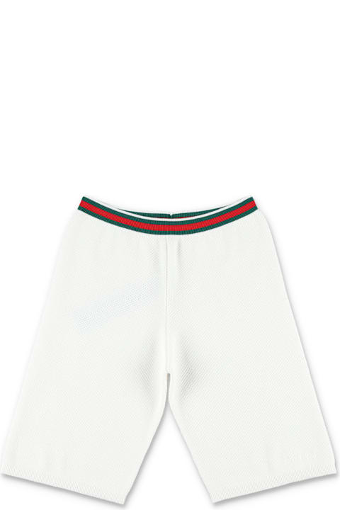 Gucci Bottoms for Boys Gucci Kid - Embroidered Shorts