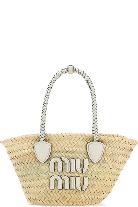 Miu Miu Totes for Women Miu Miu Palm Shopping Bag