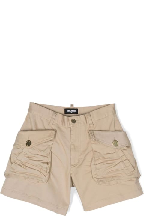 Dsquared2 for Kids Dsquared2 Dsquared2 Shorts Beige