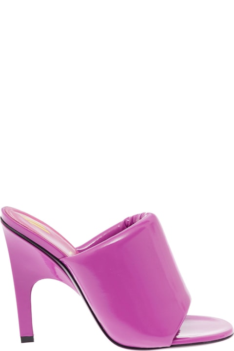 The Attico Woman's Pink Leather Rem Mules