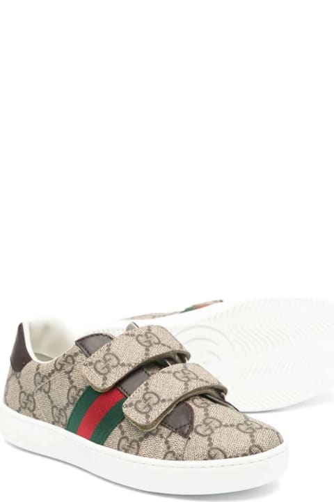 Gucci Shoes for Women Gucci Gucci Kids Sneakers Brown