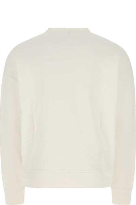 Jil Sander Fleeces & Tracksuits for Men Jil Sander Ivory Cotton Oversize Sweatshirt