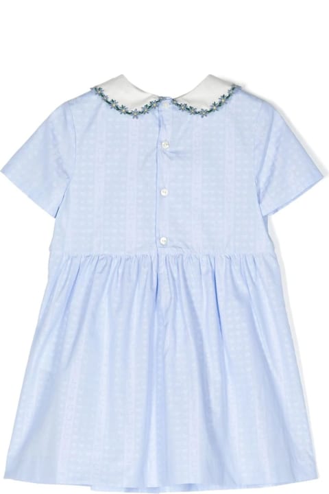 Light Blue Cotton Blend Dress