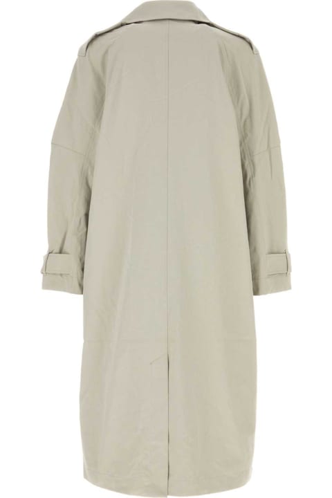 Entire Studios Fleeces & Tracksuits for Women Entire Studios Pastel Green Cotton Trench Coat