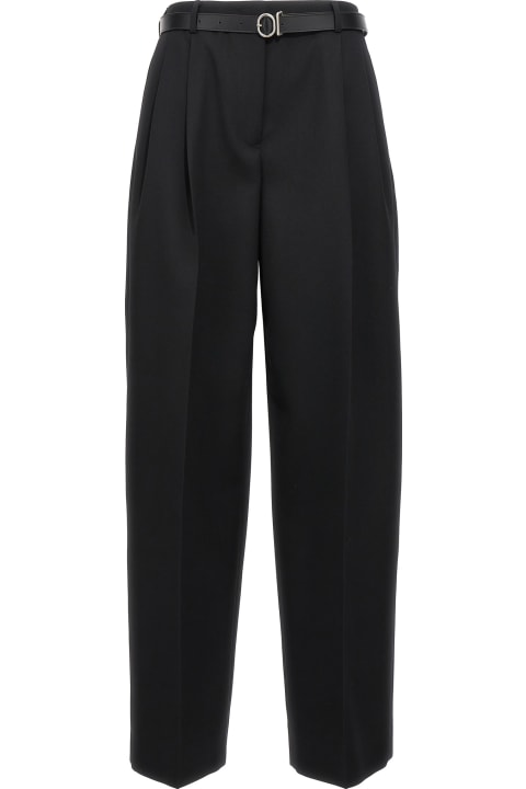 Jil Sander Pants & Shorts for Women Jil Sander Black Wool Pants