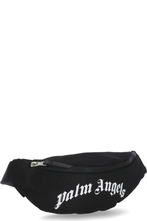 Palm Angels Accessories & Gifts for Boys Palm Angels Curved Logo Fanny Pack Pouch