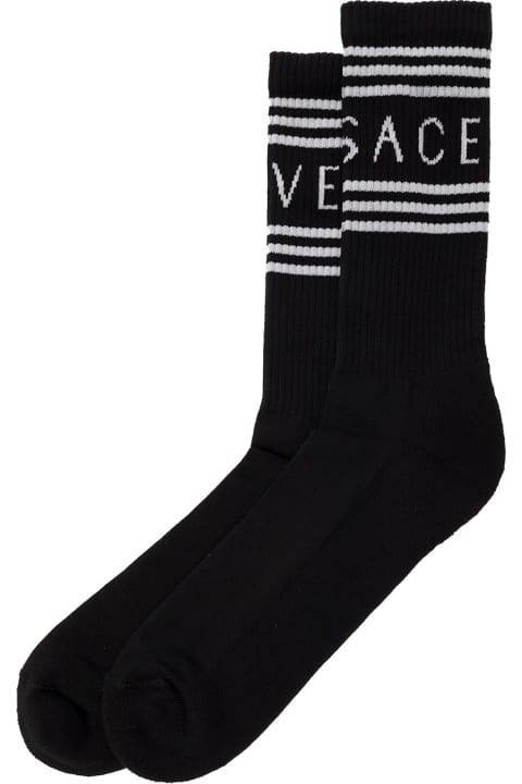 Underwear for Men Versace Socks With Logo