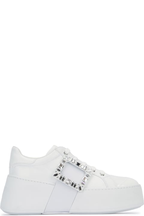 Roger Vivier Viv Skate High Strass Sneakers