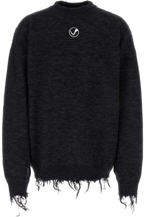 Fashion for Men VETEMENTS Two-tone Wool Oversize Sweater