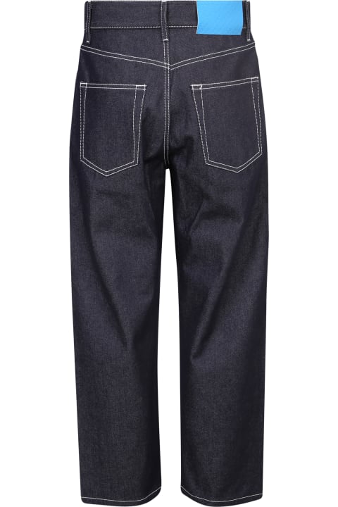 Sunnei Jeans for Men Sunnei Contrast Stitching Denim Jeans
