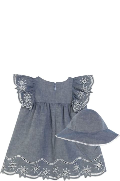 Chloé Dresses for Baby Girls Chloé Chloè Kids Dresses Blue