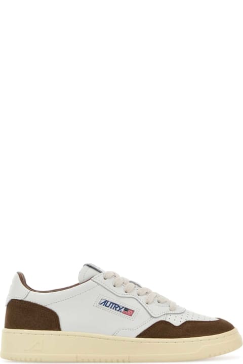 Autry White Leather Medalist Sneakers