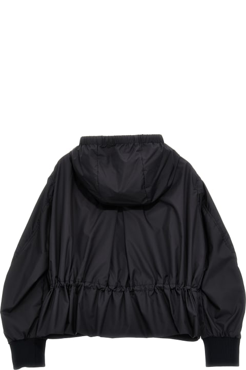 Topwear for Girls Moncler 'assia' Hooded Jacket