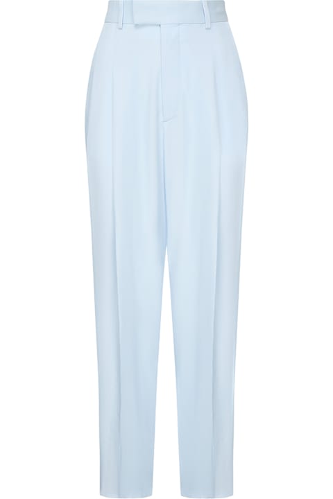 Sale for Women Bottega Veneta Silk And Viscose Twill Trousers