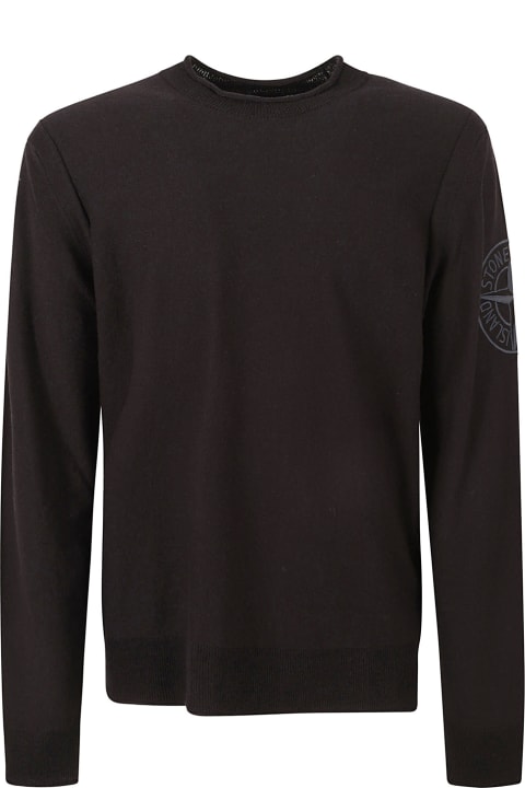 Fleeces & Tracksuits for Men Stone Island Logo Sleeve Sweatshirt