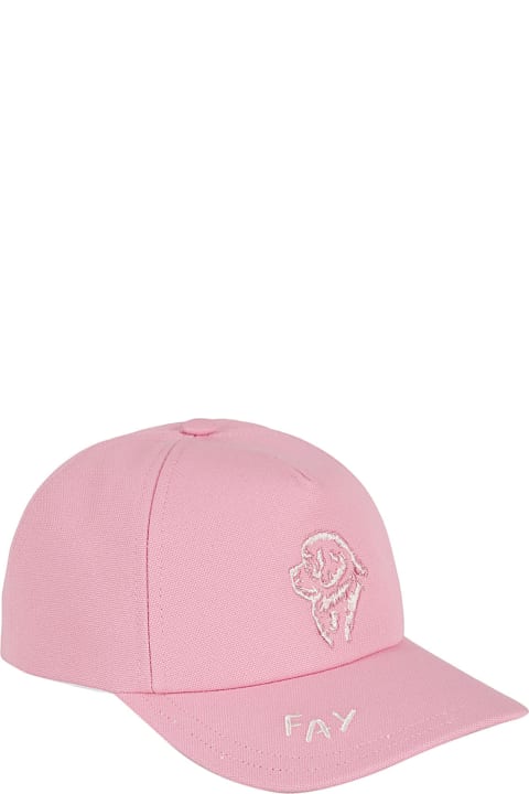 Fay Hats for Men Fay X Pietro Terzini Logo Baseball Cap