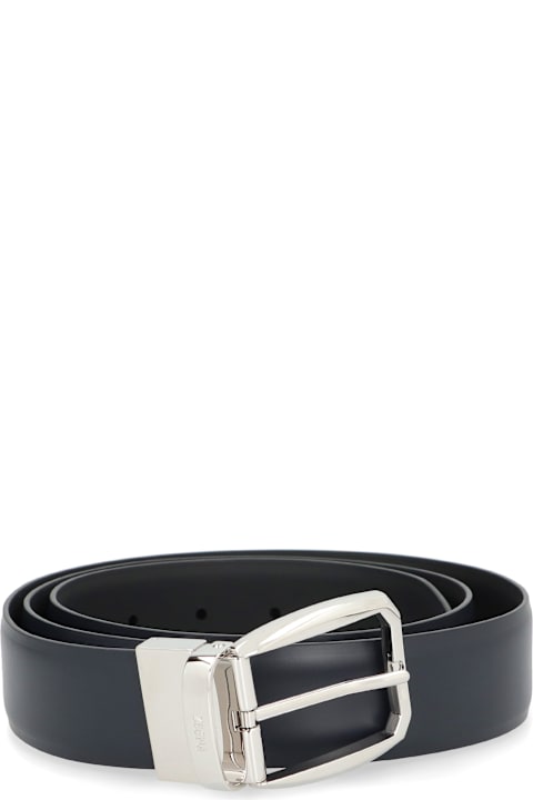 Belts Sale for Men Zegna Reversible Leather Belt