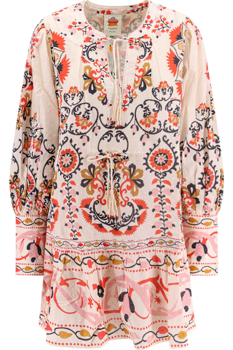 Farm Rio Clothing for Women Farm Rio Cotton Dress With Multicolor Print