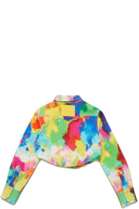 Topwear for Girls Dsquared2 Camicia Con Stampa Astratta