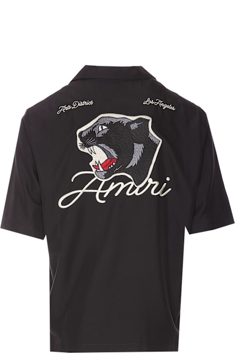 AMIRI for Men AMIRI Amiri Panther Bowling Shirt