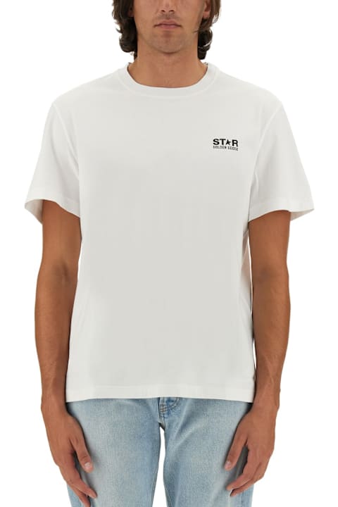 أدوات منزلية Golden Goose T-shirt Con Stampa Logo