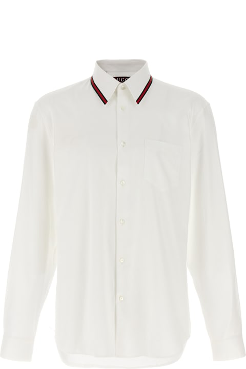 Shirts for Men Gucci Web Ribbon Shirt