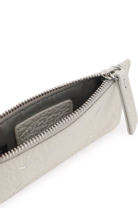 Wallets for Women Maison Margiela Leather Zipped Cardholder