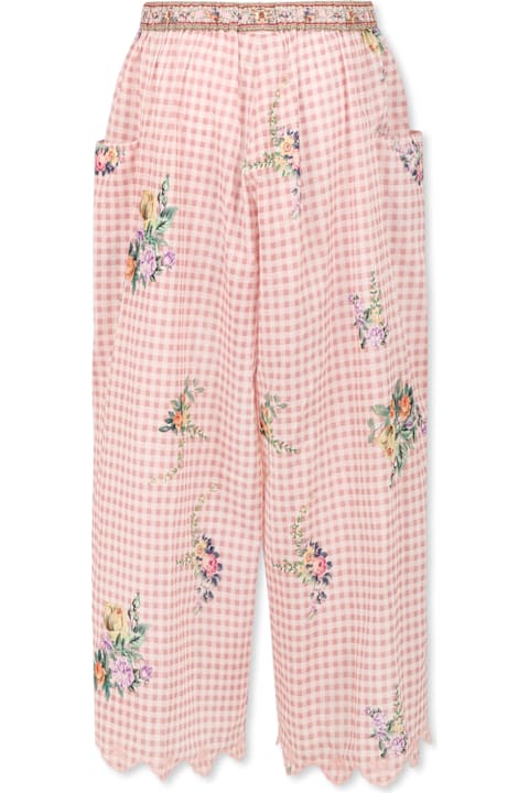 Camilla for Women Camilla Pink Trousers For Girl With Floral Print