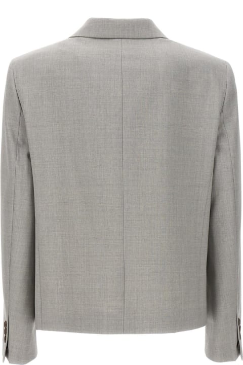 Theory Clothing for Women Theory Double-breasted Cropped Tailored Blazer