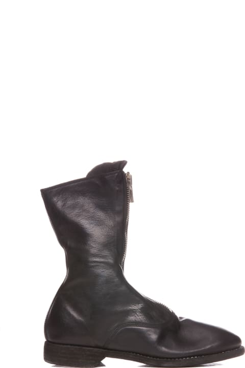 Boots for Women Guidi Front Zip Army Boots