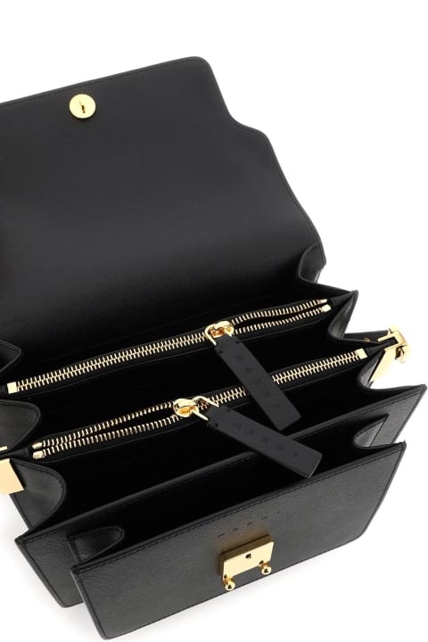 Marni Totes for Women Marni Black Leather Trunk Bag